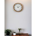 Büro Ev Ofis Duvar Saati için 36CM Turuncu Sade Şık Duvar Saati