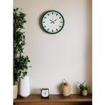 Büro Ev Ofis Duvar Saati için 36CM Yeşil Sade Dekor Mekanizma