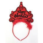 Büro Ev Ofis Etkinlik Gösteri Doğum Günü Kostüm Tacı için 12ADET Happy Birthday Neon Taç Seti