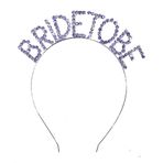 Büro Ev Ofis Etkinlik Gösteri Gelin Kostüm Tacı için Silver Kristal Taşlı Bride To Be Taç