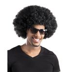 Büro Ev Ofis Etkinlik Gösteri Kostüm Peruğu için Siyah Kıvırcık Afro Bonus Parti Saç Peruk