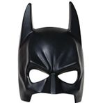 Büro Ev Ofis Gösteri Çocuk Batman Kostüm Maskesi için Siyah Yarasa Adam Lastikli Maske