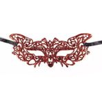 Büro Ev Ofis Gösteri Parti Kostüm Maskesi için Kırmızı Dantel Masquerade Maske