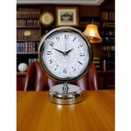 Büro Ev Ofis Hediyesi için 20x25CM Metal Sade Prestij Desenli Masa Saati
