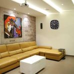 Büro Ev Ofis Hediyesi için 31CM Krom Dekoratif Prestij Duvar Saati