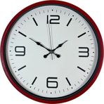 Büro Ev Ofis Hediyesi için 36CM Kırmızı Style Dekor Duvar Saati
