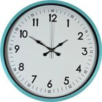 Büro Ev Ofis Hediyesi için 36CM Turkuaz Tip Dekor Duvar Saati