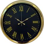 Büro Ev Ofis Hediyesi için 40CM Golden Model Prestij Duvar Saati