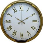 Büro Ev Ofis Hediyesi için 40CM Golden Prestij Tarz Duvar Saati