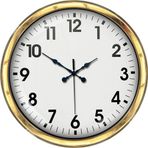 Büro Ev Ofis Hediyesi için 40CM Golden Stil Prestij Duvar Saati