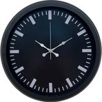 Büro Ev Ofis Hediyesi için 40CM Siyah Metal Baseline Duvar Saati