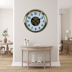 Büro Ev Ofis Hediyesi için 60CM Golden Standart Stil Çarklı Duvar Saati