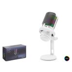 Büro Ev Ofis Hediyesi için Beyaz 192 Khz / 24 Bit Type-C Profesyonel Gaming Rgb Mikrofon