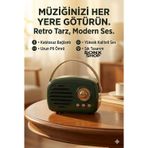 Büro Ev Ofis Hediyesi için Nostaljik Retro Bluetooth FM Radyo Kablosuz Hoparlör