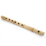 Büro Ev Ofis Hobi Müzik Keyfi için Tekli 30CM Bambu Yapım Müzik Aleti Flüt Çalgısı