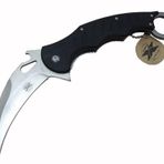 Büro Ev Ofis Kamp Keyfi için 23CM Amerikan İşi Kılıflı Otomatik Karambit Outdoor Çakı