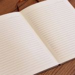 Büro Ev Ofis Kişisel Hediyesi Için Somon Desenli Deri Defter - Renkli
