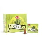 Büro Ev Ofis Kokusu için Aloe Vera Bitki Kokulu Konik Tütsü