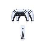 Büro Ev Ofis Oyun Konsolu için Beyaz 64GB Android Dual Pad 4K Game Stick