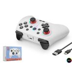 Büro Ev Ofis Oyun Konsolu için Beyaz Pc Ios Android Switch Rgb Ps3 Ps4 Uyumlu Bluetooth Oyun Kolu Gamepad