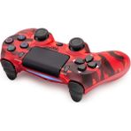 Büro Ev Ofis Oyun Konsolu Için Kırmızı Kamuflaj Ps4 Gamepad Oyun Kolu - Renkli
