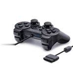 Büro Ev Ofis Oyun Konsolu için Siyah PS2 Gamepad Oyun Kolu