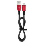 Büro Ev Ofis Personel Telefonu için 1,2MT Kırmızı 15W 3A Usb-A To Type-C Hızlı Şarj Data Kablosu
