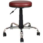 Bürocci 2999D0102 Bordo Metal Ayaklı Tabure