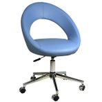 Bürocci Miranda -Mavi-2222K0119 Metal Ayaklı Çalışma Koltuğu