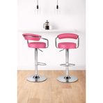 Bürocci Monica Bar Sandalyesi - Pembe Deri - 9510q0120