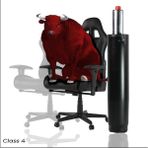 Büromax Sekreter Koltuk Amortisörü 120 Siyah Renk Ergonomik Tasarım ile Modern Ofis Kullanımı