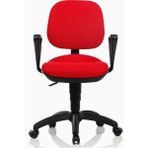 Bürosit Cosmo Kolçaklı Çalışma Koltuğu (Kumaş) - Kırmızı