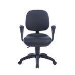 Bürosit Cosmo Kolçaklı Siyah Çalışma Koltuğu