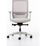 Bürotime Bold Çalışma Koltuğu, Plastik Ayak, Gri & Bej