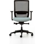 Bürotime Bold Çalışma Koltuğu, Plastik Ayak, Siyah & Irmak