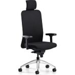 Bürotime Comfy Başlıklı Siyah Çalışma Koltuğu