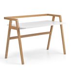 Bürotime Pi Home 60x120 cm Açık Ceviz Kum Ahşap Ayak Çalışma Masası