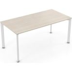 Bürotime Puzzle Çalışma Masası Akasya - Beyaz Ayak 140 cm