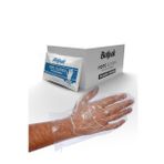 Burpak HDPE İş Temizlik Tek Kullanımlık Şeffaf Eldiven/Büyük Boy / 100 Adetlik 10 Paket - Koli
