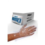 Burpak HDPE İş Temizlik Tek Kullanımlık Şeffaf Eldiven/Büyük Boy / 100 Adetlik 100 Paket - Koli