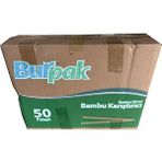 Burpak Tahta Ahşap Bambu Çay Kahve Karıştırıcı Çubuk Kaşık - 11 Cm. - 400 Adetlik 50 Paket - Koli Kahverengi