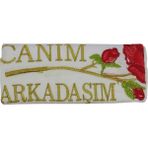 Bursa Hatırası Özpak Canım Arkadaşım Hediyelik Havlu - 50 x 80 cm - Beyaz