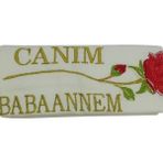 Bursa Hatırası Özpak Canım Babaannem Hediyelik Havlu - 50 x 80 cm - Beyaz