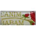 Bursa Hatırası Özpak Canım Babam Hediyelik Havlu - 50 x 80 cm - Beyaz