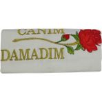 Bursa Hatırası Özpak Canım Damadım Hediyelik Havlu - 50 x 80 cm - Beyaz