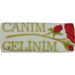 Bursa Hatırası Özpak Canım Gelinim Hediyelik Havlu - 50 x 80 cm - Beyaz