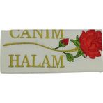 Bursa Hatırası Özpak Canım Halam Hediyelik Havlu - 50 x 80 cm - Beyaz