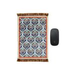 Bursa İpek Kırmızı Dekoratif Küçük Halı Mousepad