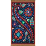 Bursa İpek Kırmızı Kadife Halı Seccade - 65 x 115 cm
