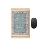 Bursa İpek Mint Dekoratif Küçük Halı Mousepad